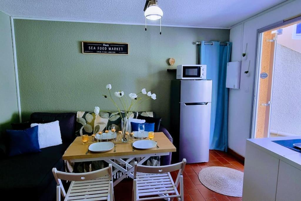 Le Marine Rez De Jardin Direct Plage Parking Prive Climatise Sete Exterior photo